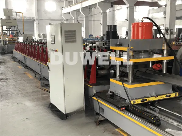 highway guardrail forming machine