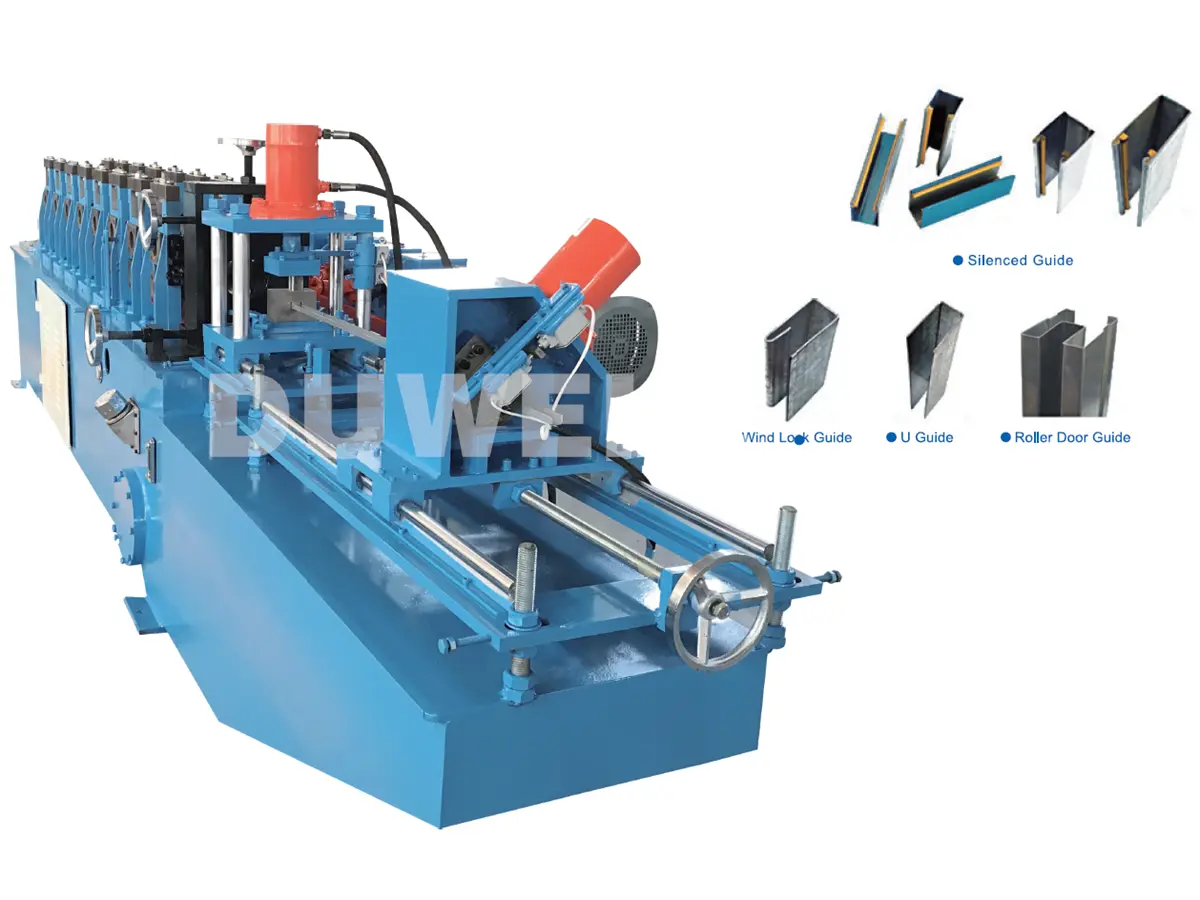 Door Guiding Rail Roll Forming Machine